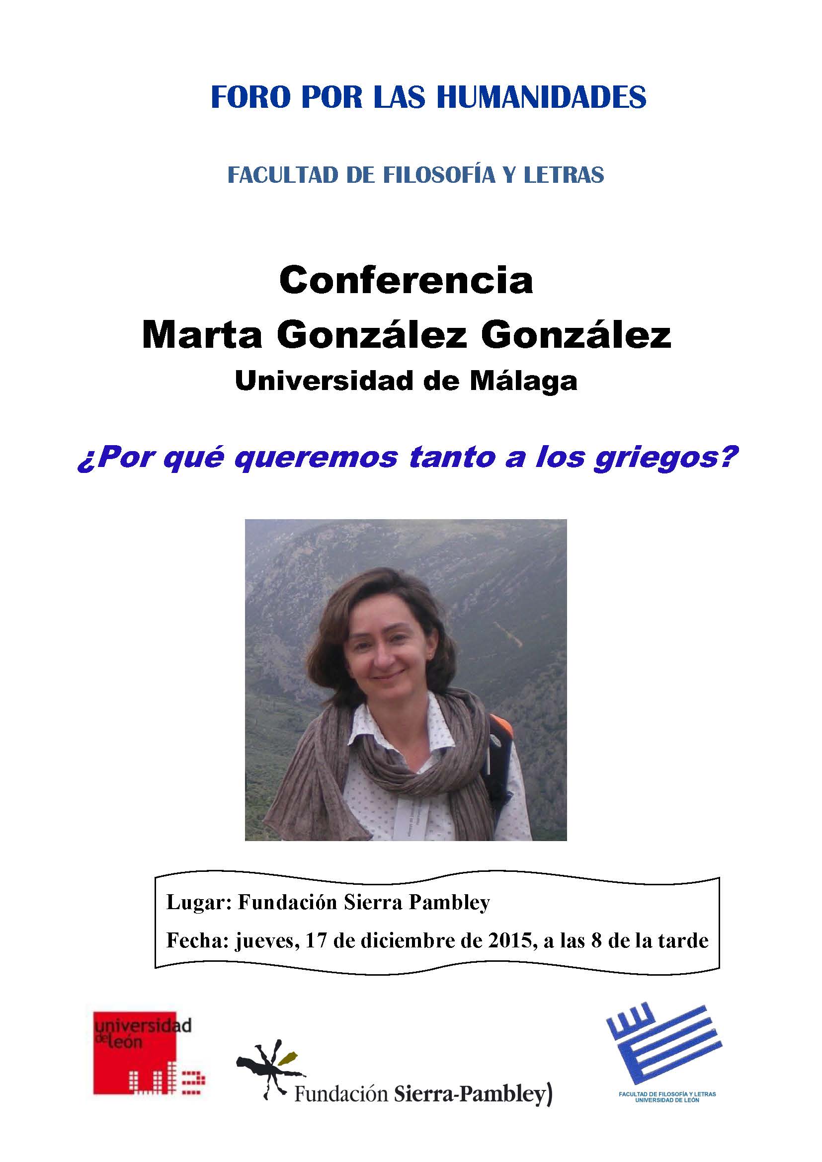 Cartel Marta González
